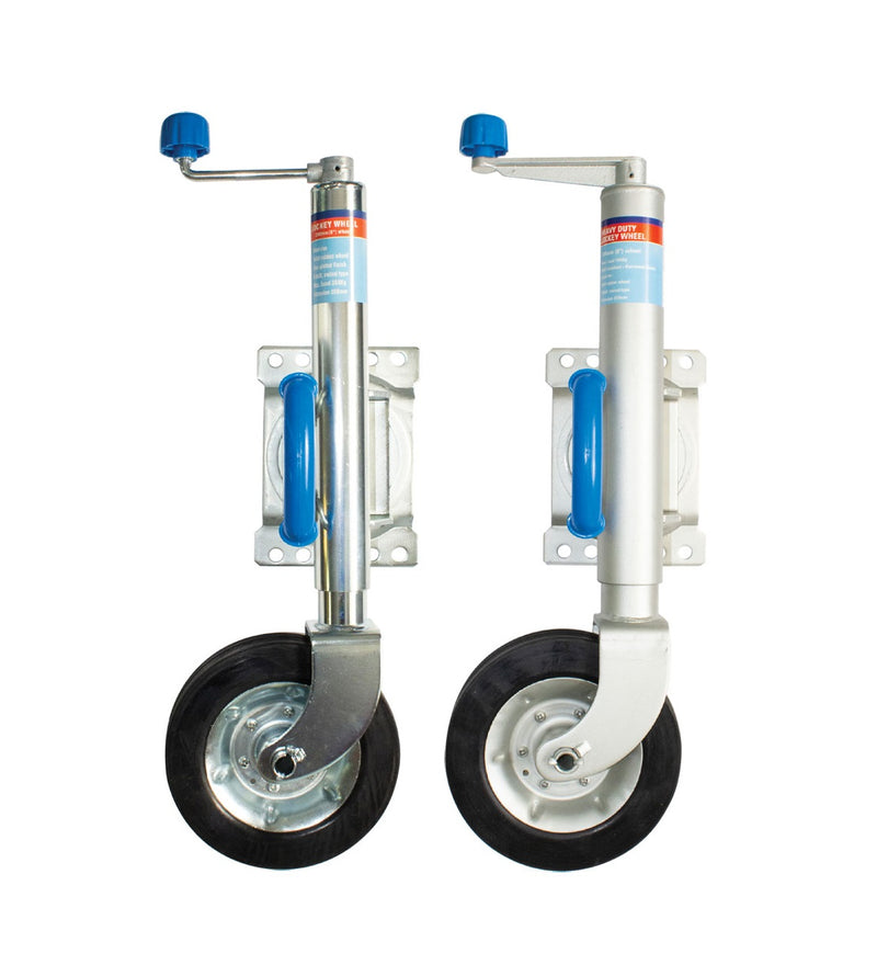 ARK Jockey Wheel - Swing-Away 200mm Rubber Wheel