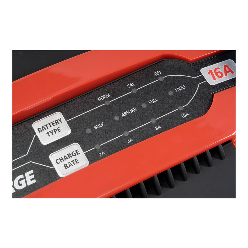 Projecta Battery Charger PC1600 - 12V 16A 6 Stage Automatic Charging