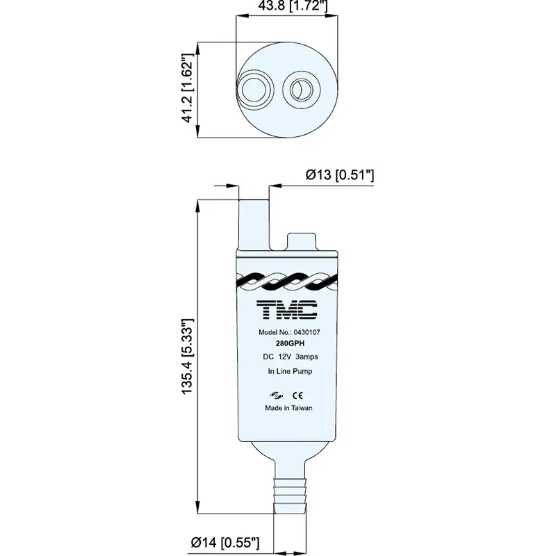 TMC Inline Water Pump