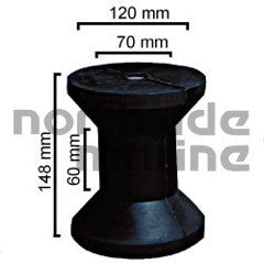 6” Jumbo Roller Black 17mm