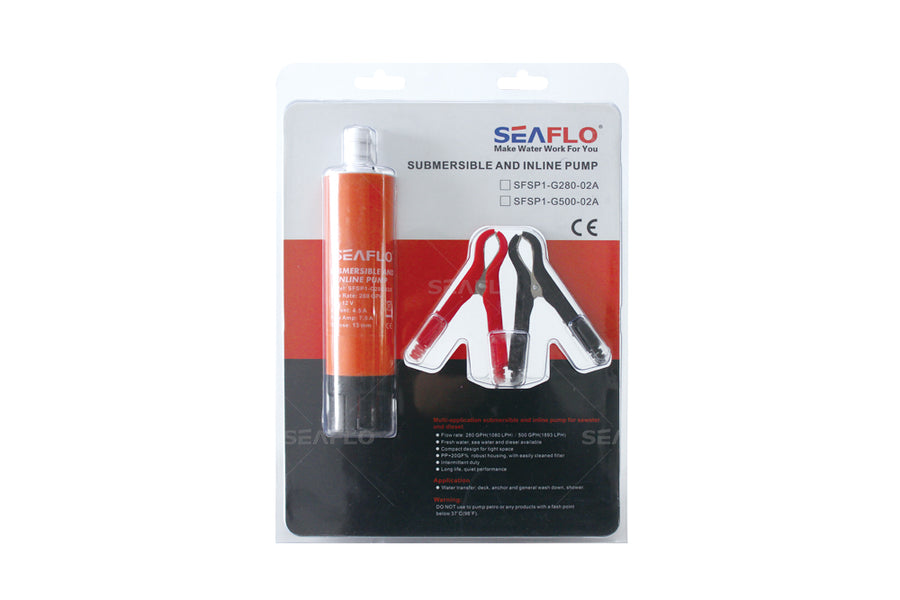 SEAFLO Submersible In Line Pump Heavy Duty 280GPH