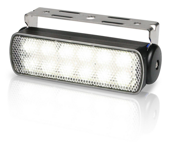 Hella Marine Sea Hawk LED Floodlights (Bracket Mount) - Spread Light, Black Housing