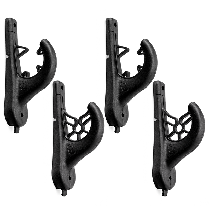 Railblaza RodRak Rod Holders Suit Wide Range of Diameters - Fishing Rod Storage Rack - Black