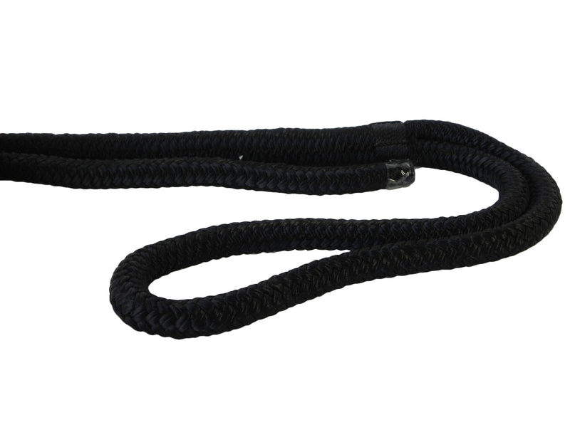 Perfect Image Black Double Braided Nylon Dock Line