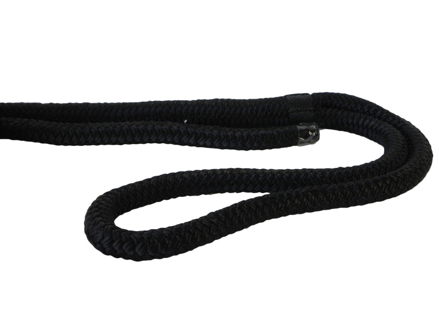 Perfect Image Black Double Braided Nylon Dock Line
