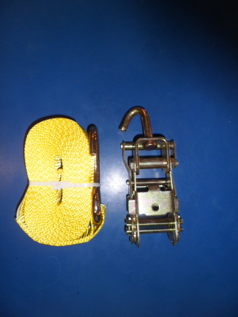 Just Straps MTD36 - Medium Duty Ratchet with Swivel J Hook - 36mm x 5.5 metre