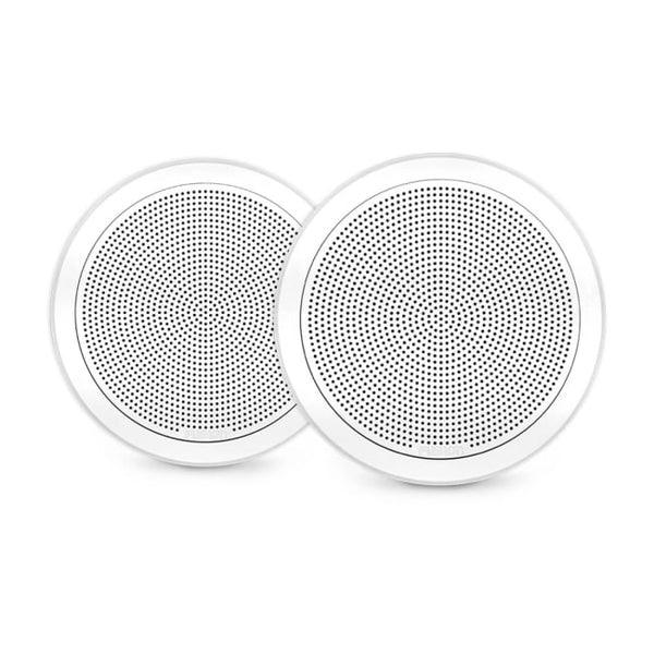 Fusion FM-F77RW - 7.7" 200-Watt Round White Flush-Mount Marine Speaker