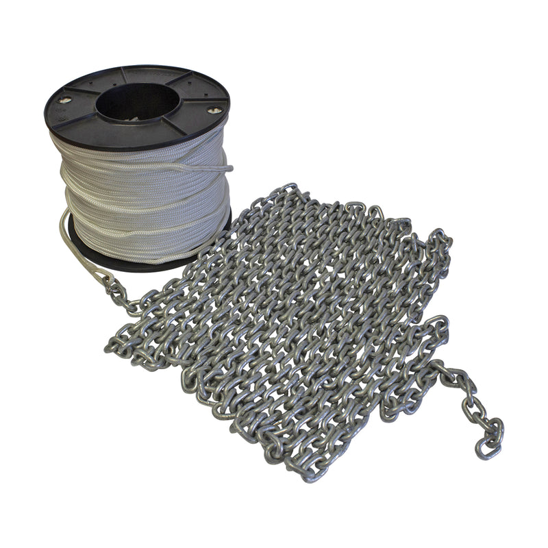 BLA Double Braid Anchor Rope & Chain Kits - 45m