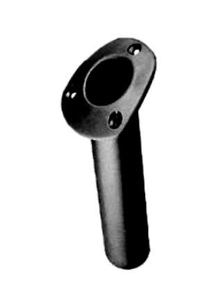 Rod Holder Flush Mount Angled Black - Plastic (192562)