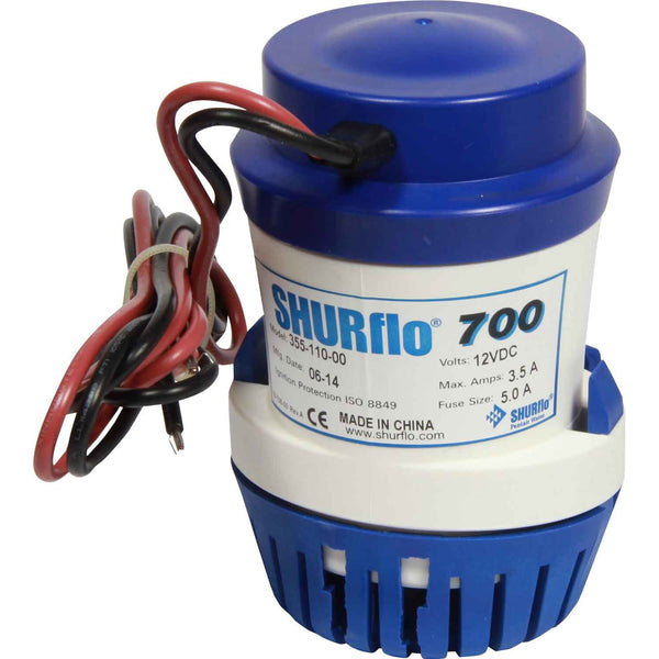 SHURflo Bilge Pumps - 12V 500GPH / 700GPH / 1000GPH - 700GPH