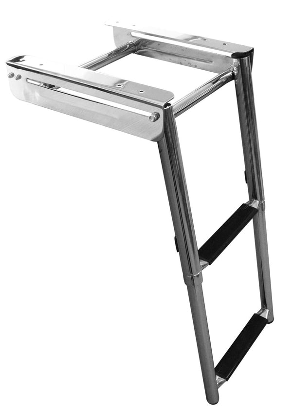 Under Platform 2 Step Telescopic Ladder with Catch (47268)