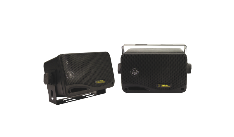 DNA Marine Speaker Box - 1 Pair Black 60W