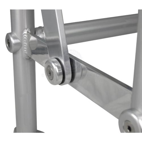 Relaxn Seat Centre Console Flip-Back Complete Frame - Silver