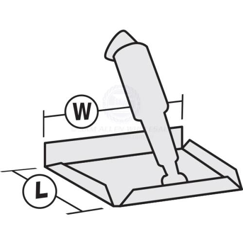 LENCO Trim Tab 9 x 9 Electro Polished Edge Mount Kits