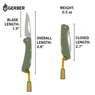 Gerber LST Mini Folding Knife Green
