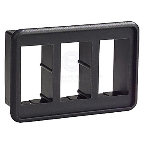 SAW Switch Panel Mount Carling - 3 gang Black