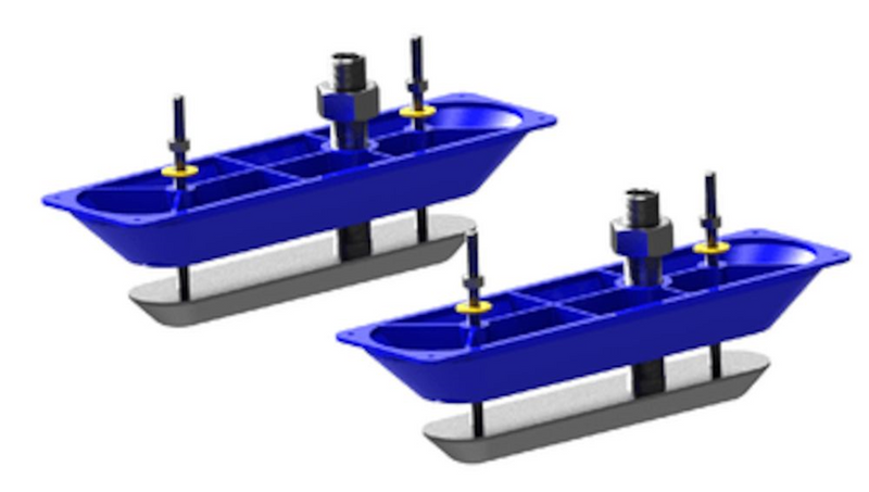 Lowrance Stainless Steel StructureScan HD Thru-Hull Transducer Pair with Y Cable