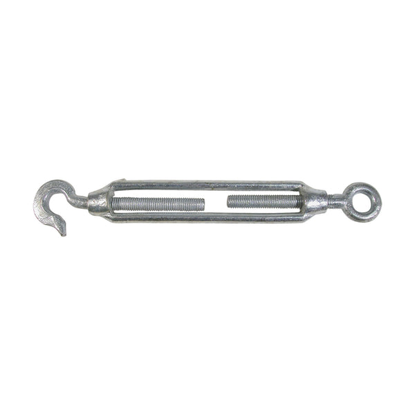 BLA Open Body Turnbuckles – Galvanised Hook and Eye - M6