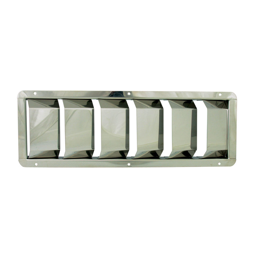 BLA Louvre Vent - Stainless Steel Flat Top - 352mm x 112mm