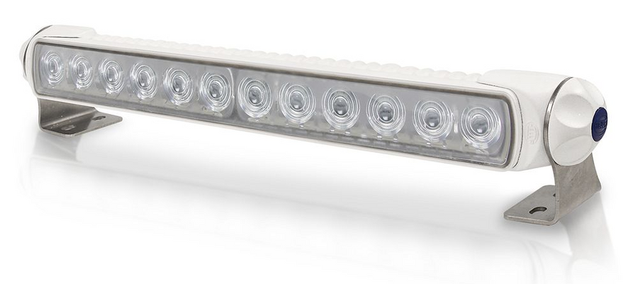 Hella Marine Sea Hawk-350 LED Floodlights - Spot Lens, White Housing