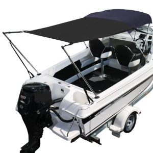 OCEANSOUTH Bimini Extension Kit - Bimini Top Extension - 1.7m x 2.1m, Black