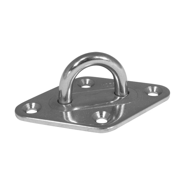 BLA Wide D Shackle - 316 Grade Stainless Steel - 10mm