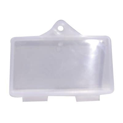 Plastic Rego Holder Rectangular (Ideal holders for QLD registration labels)