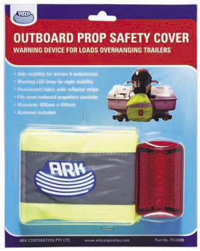 Ark - Outboard Prop Safety Cover with LED Light for Night Visibility (PC400B)
