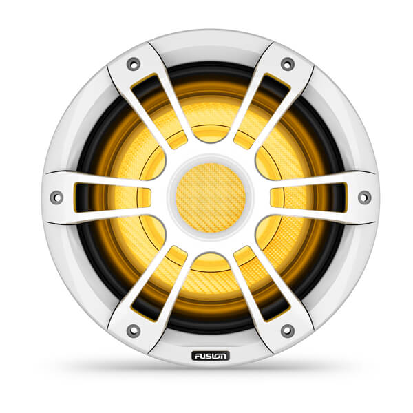 Fusion Signature Series 3i Marine Subwoofers - 10" 600-watt CRGBW Sports White