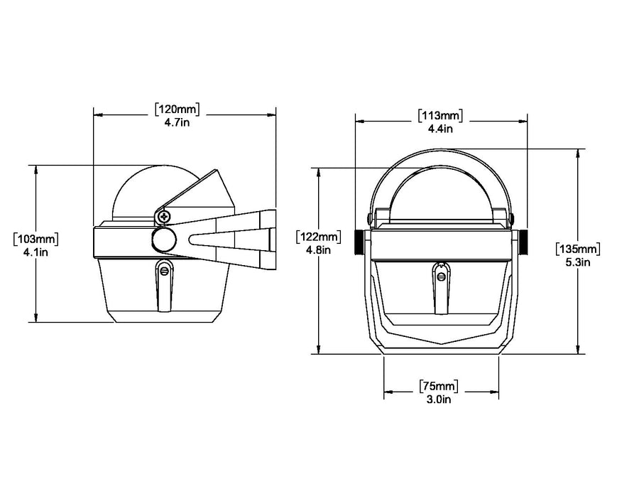 RitchieAngler Bracket Mounted Compass