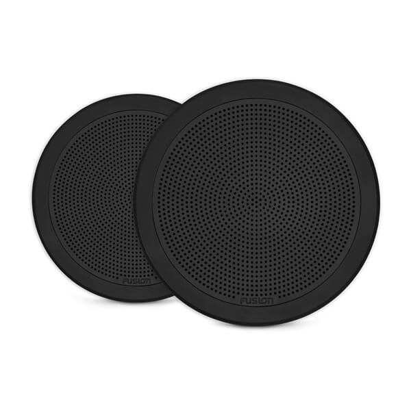 Fusion FM-F77RB - 7.7" 200-Watt Round Black Flush-Mount Marine Speaker