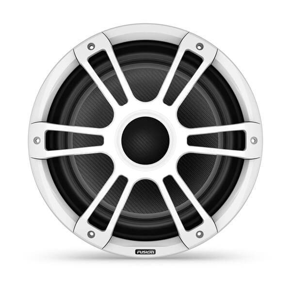 Fusion Signature Series 3i Marine Subwoofers - 10" 600-watt Sports White