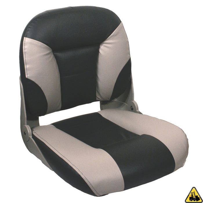 Expedition Fold Down Padded Seat - Grey/Charcoal
