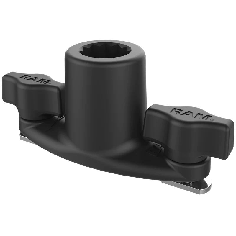 RAM Mounts Rachet Vertical Mount/Horizontal Mount with D Ball Universal Base to suit Helix 8-15 &amp; Solix 10 &amp; 12 - Parts - D Ball Universal Top Only
