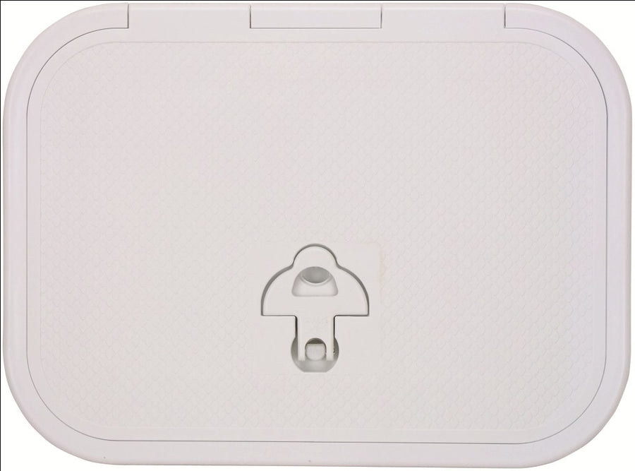 White PVC Access Hatches with Lock - 375 x 275mm (38202)