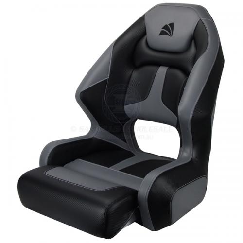 Relaxn Seat Mako Premium Bucket Grey and Black Carbon