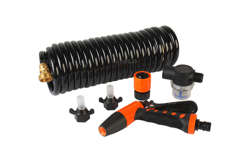 SEAFLO Wash Down Kit 5GPM 70PSI with Hose &amp; Gun