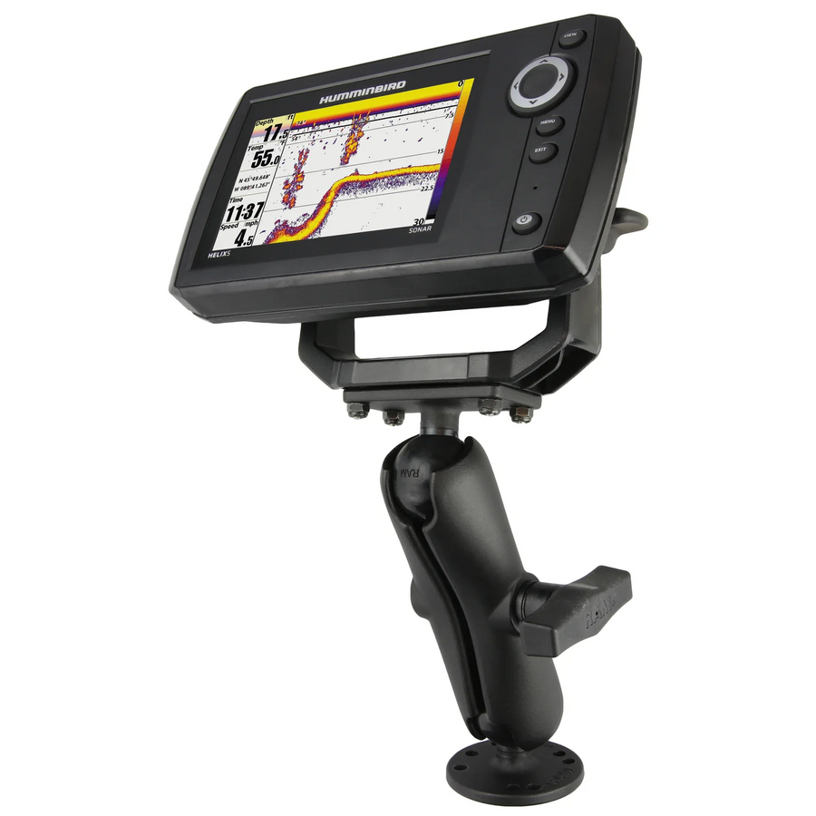 RAM Mounts Drill-Down Double Ball Mount for Humminbird Helix 5