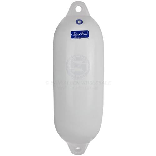 SAW Supafend Boat Fender - Black / Blue Tip - 800mm x 260mm, Blue