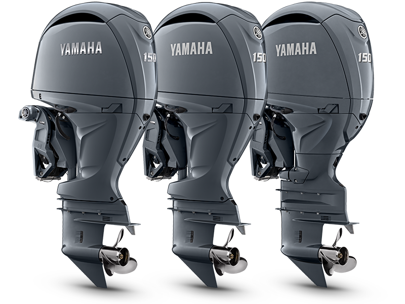Yamaha F150 Profile 800 x 600px Grey
