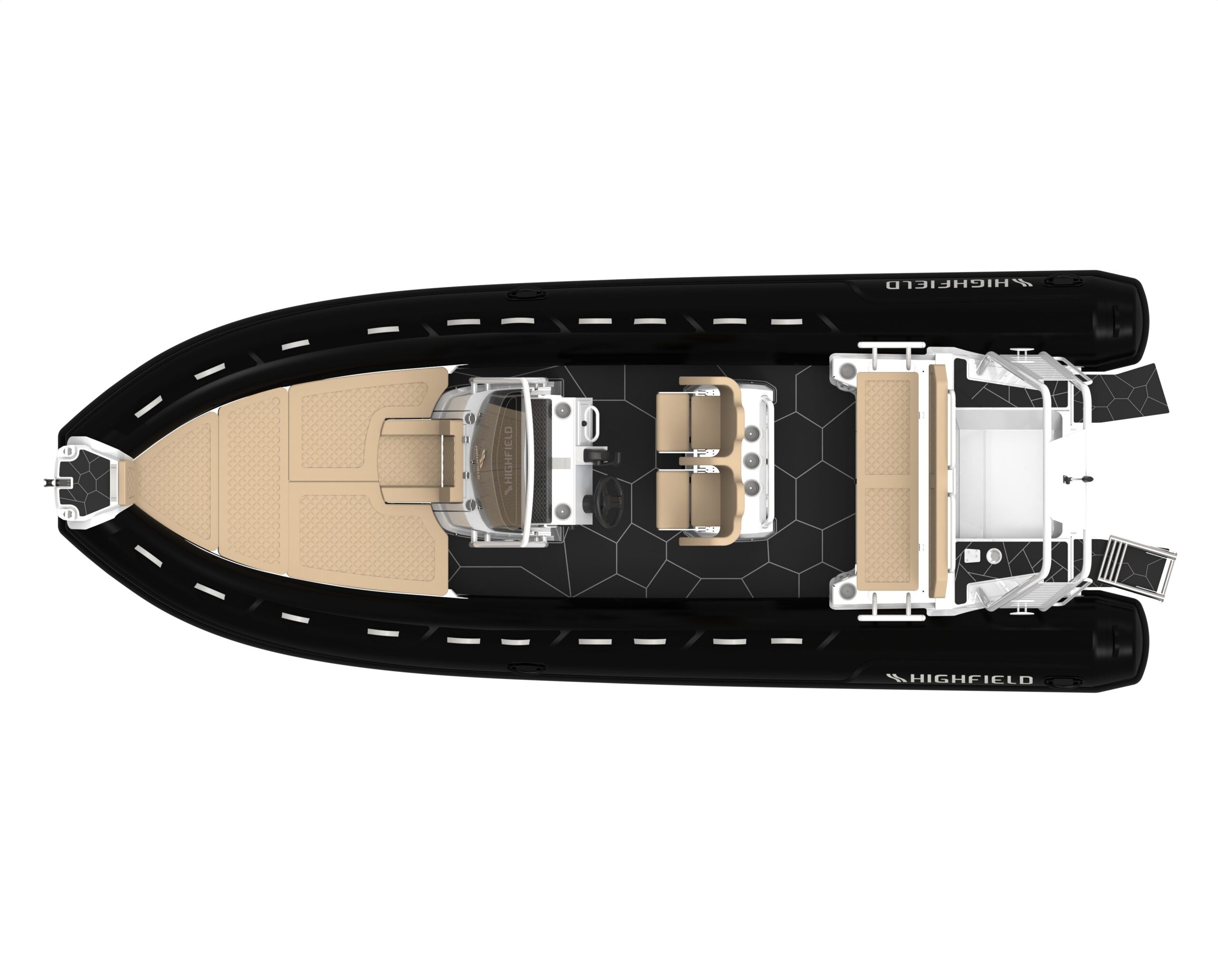 SP660 B-W-C top view