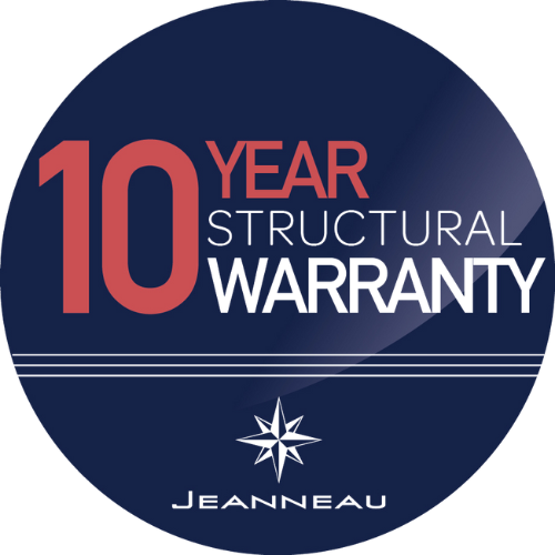 jeanneau 10 year warranty logo