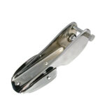 Marine Town Bow Roller with Pin - Chrome Brass