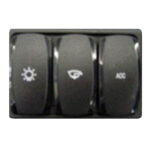 Stacer/Quintrex 3 Gang Set of Rocker Switches