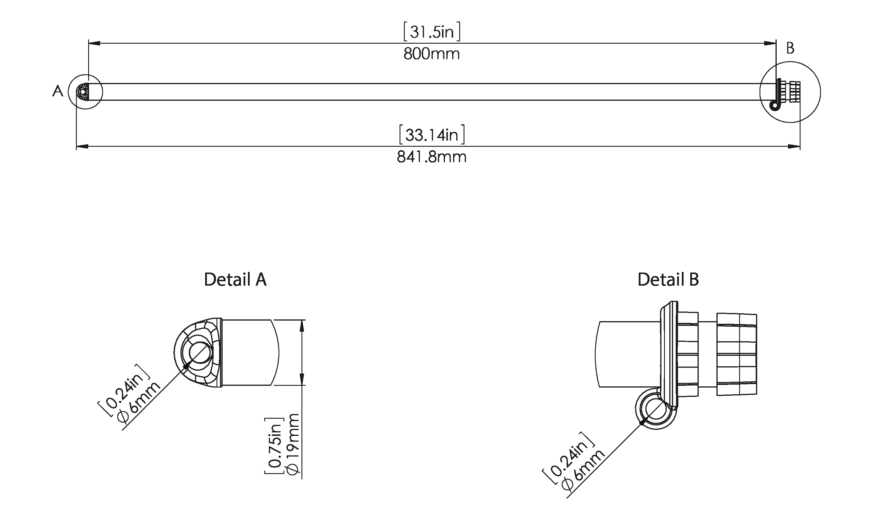 RAILBLAZA Flag Pole