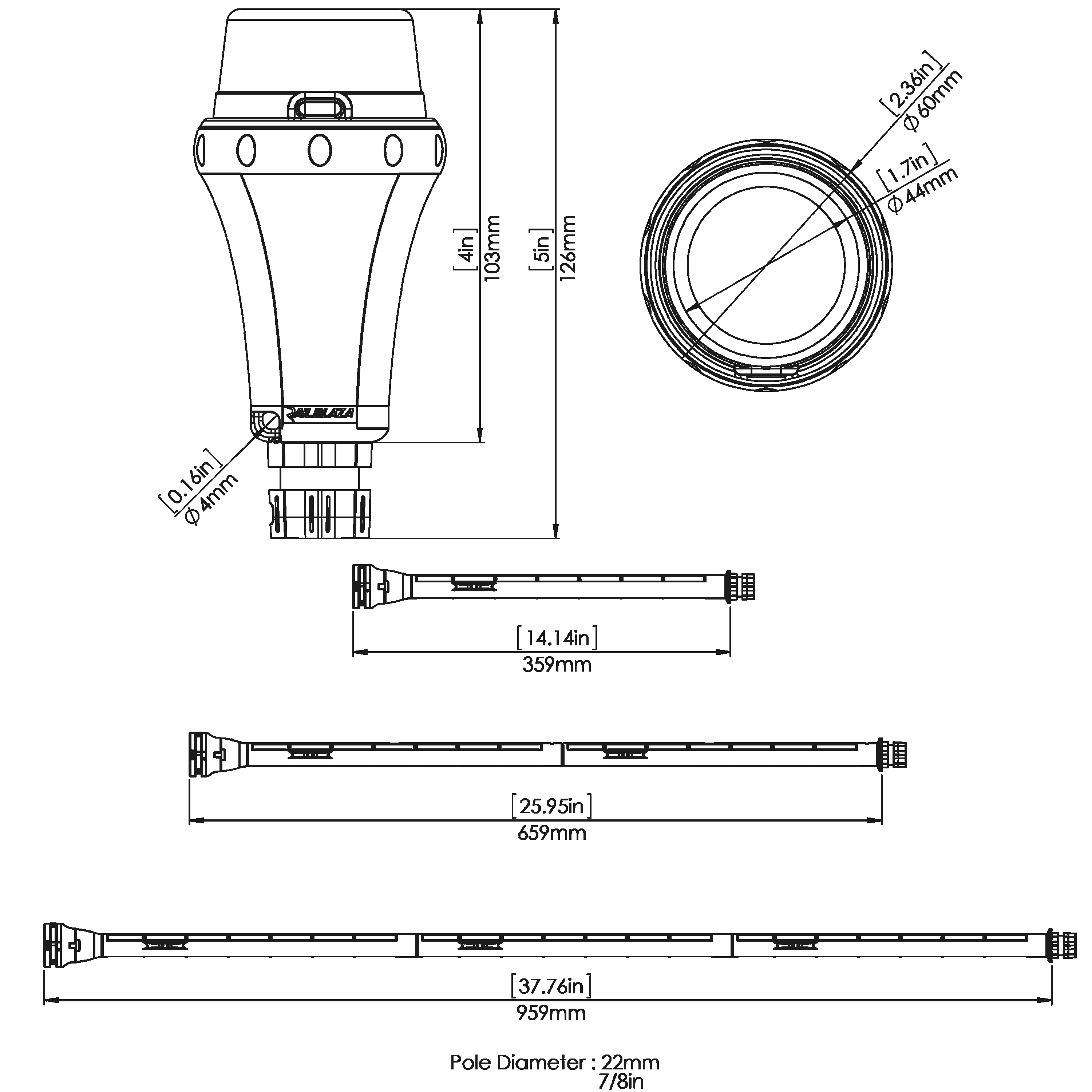 Railblaza Visibility Kit II