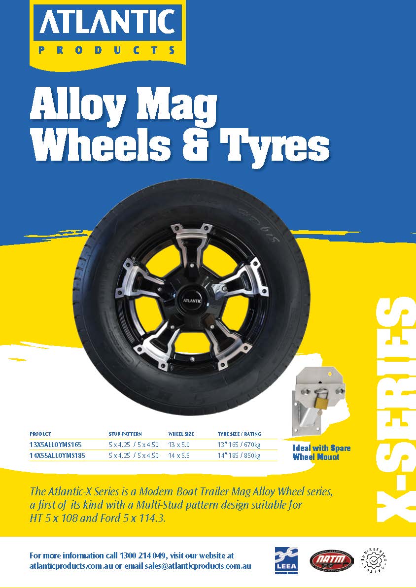 ATLANTIC Alloy Universal Mag Wheel -13" Multi-Fit Wheel