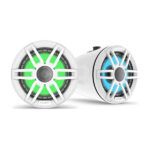 Fusion® XS Series 6.5" 200-Watt Sports White Marine Wake Tower Speaker with RGB LED Lighting
