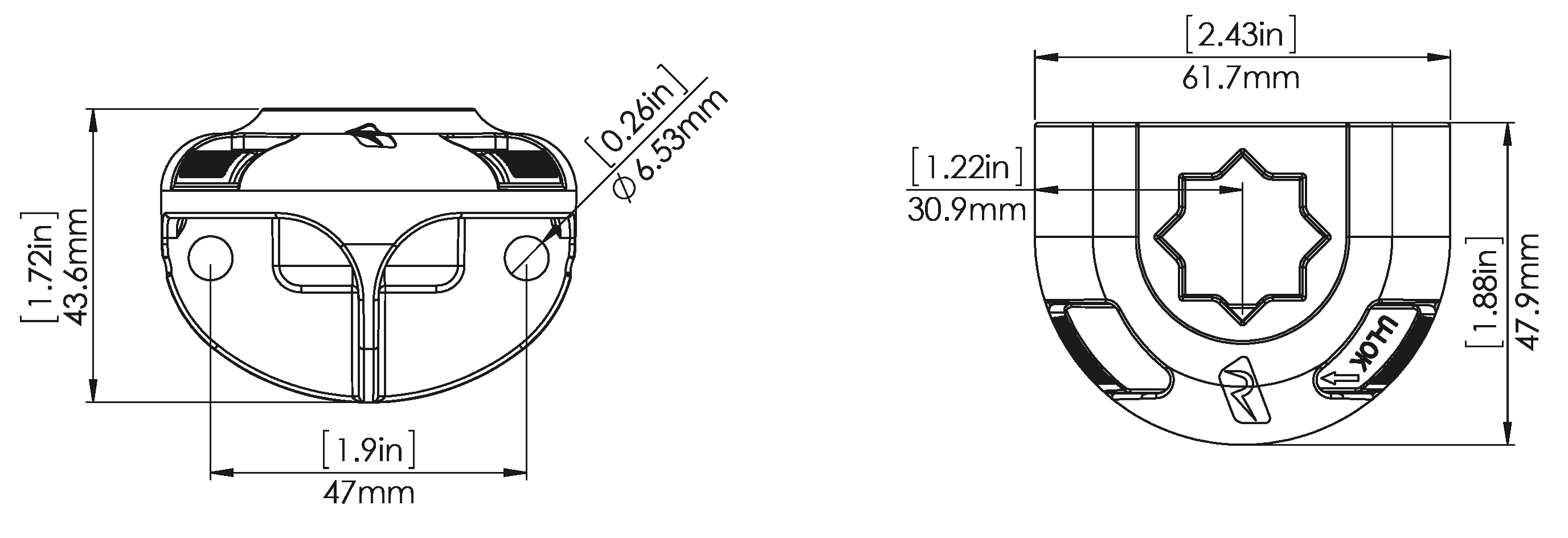 Railblaza SidePort Base