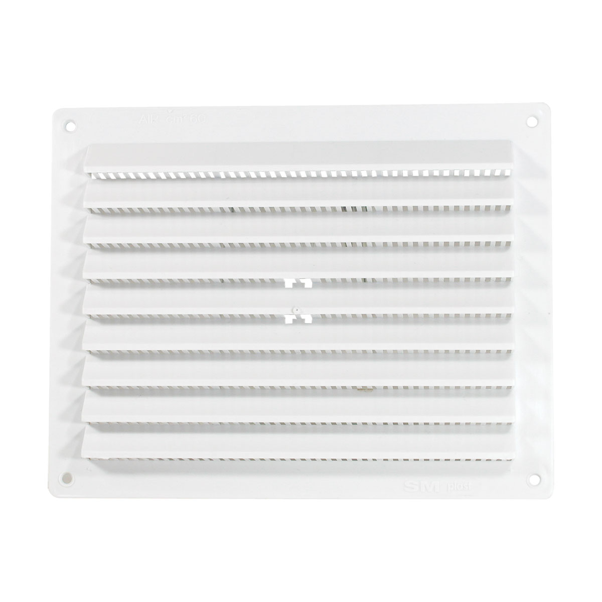 CEREDI Louvre Vent - Rectangular Plastic with Screen